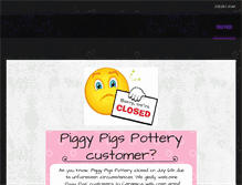 Tablet Screenshot of piggypigspottery.com